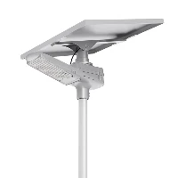 Pouliční LED osvětlení se solárním panelem